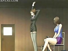 Incredibly Sexy Anime Teacher Seduced In The Restroom