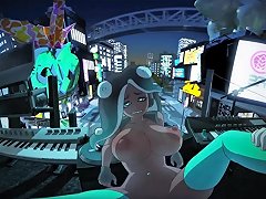 Marina From Splatoon Gets Penetrated By Manyakis During Vr Loop