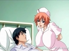 A Well-endowed Nurse Performs Oral And Vaginal Sex On A Man In An Animated Video