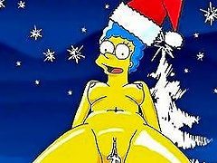 Cartoon Characters In A Holiday Orgy