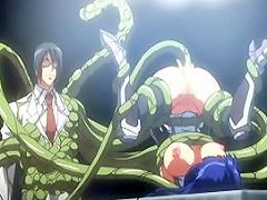 Anime Doctor Develops And Uses Tentacles For Sexual Purposes And Has Intercourse With A Busty Anime Woman