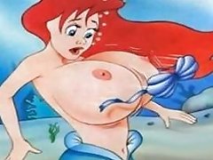 Ariel From The Little Mermaid Engages In Intense Group Sex On Sunporno