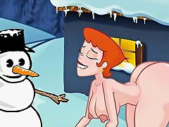 Christmas Orgy With Well-known Cartoon Characters