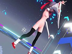 Japanese Beauty Performs In Mmd